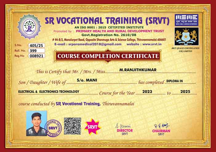 Certificate Model-4
